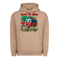 Pigment Burro sound the alarm its christmas fire truck Urban Hoodie - MaliasSmallBusiness