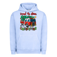 Pigment Grape Ice sound the alarm its christmas fire truck Urban Hoodie - MaliasSmallBusiness
