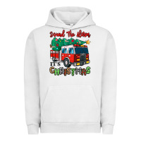 Pigment Lunar Rock sound the alarm its christmas fire truck Urban Hoodie - MaliasSmallBusiness