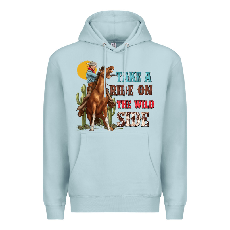Take A Ride On The Wild Side With Rodeo Premium Hoodie by texasbilliewilder | Teevron