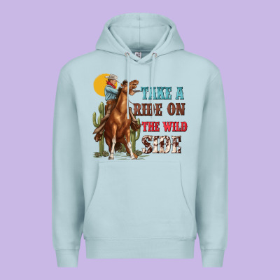 Premium Hoodie take a ride on the wild side with rodeo