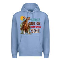 Colony Blue take a ride on the wild side with rodeo Premium Hoodie - texasbilliewilder