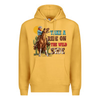 Mustard take a ride on the wild side with rodeo Premium Hoodie - texasbilliewilder