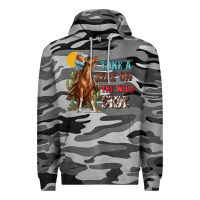 Slate Camo take a ride on the wild side with rodeo Premium Hoodie - texasbilliewilder