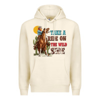 Tofu take a ride on the wild side with rodeo Premium Hoodie - texasbilliewilder