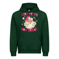 Forest Green stay merry and bright Urban Hoodie - MaliasSmallBusiness