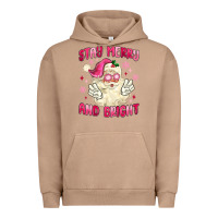 Pigment Burro stay merry and bright Urban Hoodie - MaliasSmallBusiness