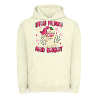 Pigment Pistachio stay merry and bright Urban Hoodie - MaliasSmallBusiness