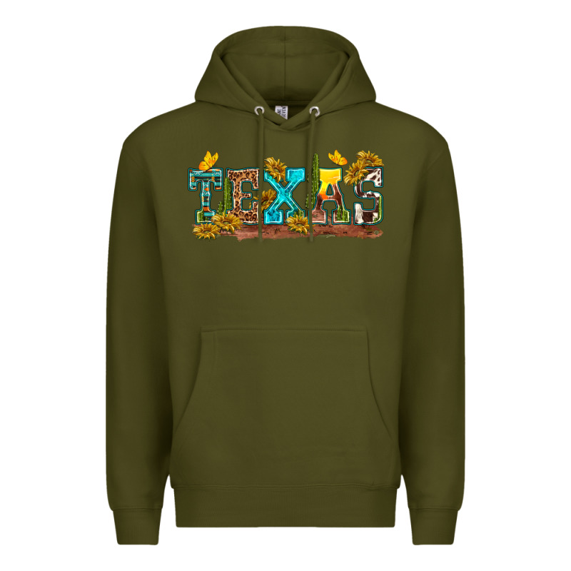Texas Premium Hoodie by texasbilliewilder | Teevron