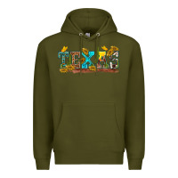 Army Green texas Premium Hoodie - texasbilliewilder