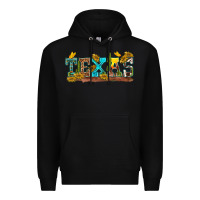 Black texas Premium Hoodie - texasbilliewilder