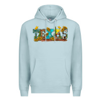Blue Mist texas Premium Hoodie - texasbilliewilder