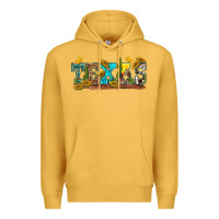 Mustard texas Premium Hoodie - texasbilliewilder