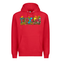 Red texas Premium Hoodie - texasbilliewilder