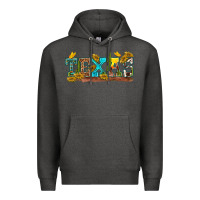 Charcoal Heather texas Premium Hoodie - texasbilliewilder