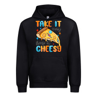 Foreset Green take it easy keep it cheesy Urban Hoodie - MaliasSmallBusiness