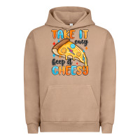 Pigment Burro take it easy keep it cheesy Urban Hoodie - MaliasSmallBusiness