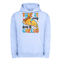 Pigment Grape Ice take it easy keep it cheesy Urban Hoodie - MaliasSmallBusiness