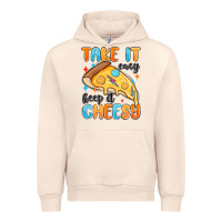 Sandshell take it easy keep it cheesy Urban Hoodie - MaliasSmallBusiness