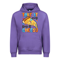Tulip take it easy keep it cheesy Urban Hoodie - MaliasSmallBusiness