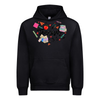 Black teacher heart Urban Hoodie - MaliasSmallBusiness