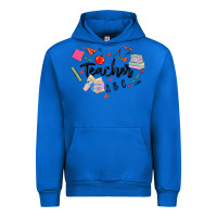 Cobalt teacher heart Urban Hoodie - MaliasSmallBusiness