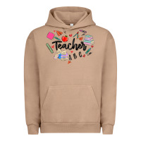 Pigment Burro teacher heart Urban Hoodie - MaliasSmallBusiness