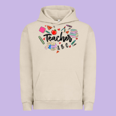 Urban Hoodie teacher heart