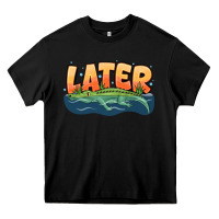 Black Later Heavy Core Tee - CowhideDigitalArt