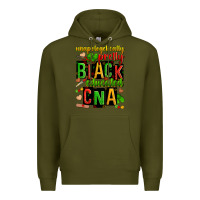 Army Green unapologetically pretty black and educated cna zillion Premium Hoodie - Zillion Design Studio