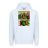 White unapologetically pretty black and educated cna zillion Premium Hoodie - Zillion Design Studio