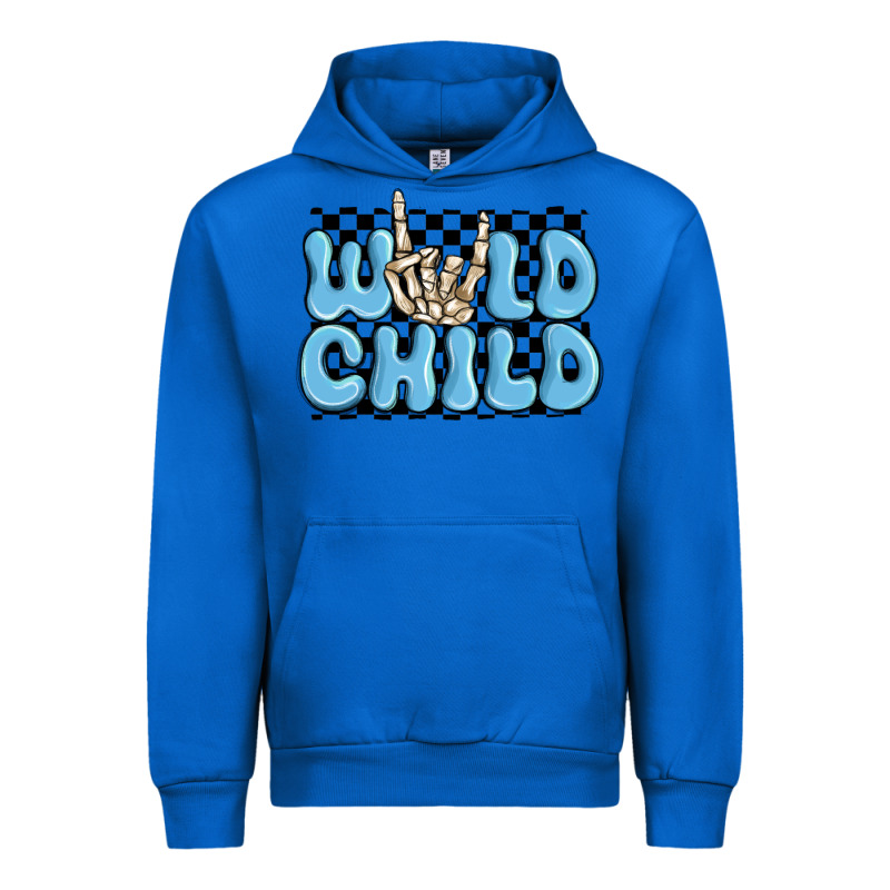 Wild Child Blue Skeleton Urban Hoodie by MaliasSmallBusiness | Teevron