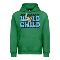 Emerald wild child blue skeleton Urban Hoodie - MaliasSmallBusiness