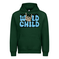 Foreset Green wild child blue skeleton Urban Hoodie - MaliasSmallBusiness