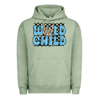 Pigment Oil Green wild child blue skeleton Urban Hoodie - MaliasSmallBusiness