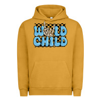 Pigment Peanut Butter wild child blue skeleton Urban Hoodie - MaliasSmallBusiness