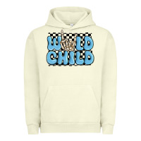 Pigment Pistachio wild child blue skeleton Urban Hoodie - MaliasSmallBusiness