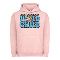 Pigment Salmon wild child blue skeleton Urban Hoodie - MaliasSmallBusiness