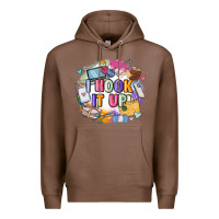 Chestnut i hook it up  sewing Premium Hoodie - Zillion Design Studio