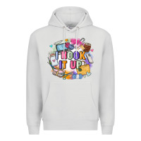 Dove Grey i hook it up  sewing Premium Hoodie - Zillion Design Studio