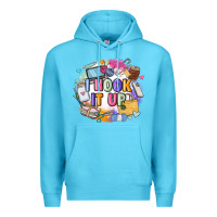Ocean Blue i hook it up  sewing Premium Hoodie - Zillion Design Studio