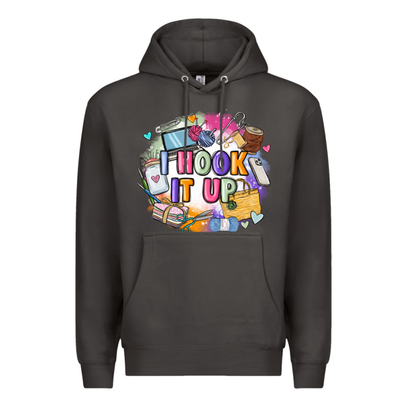 I Hook It Up  Sewing Premium Hoodie by Zillion Design Studio | Teevron