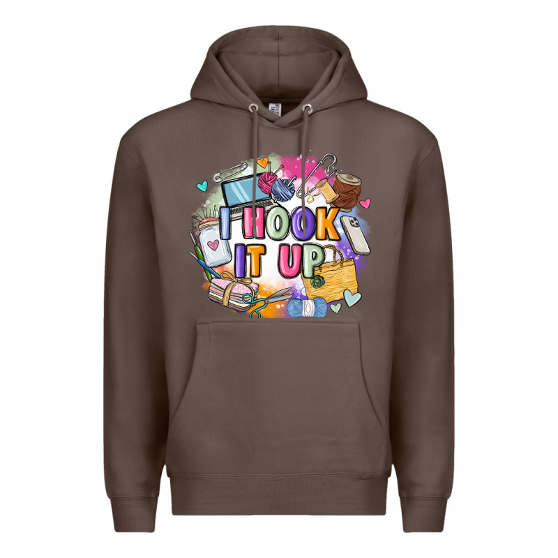 I Hook It Up  Sewing Premium Hoodie by Zillion Design Studio | Teevron