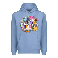 Colony Blue i hook it up  sewing Premium Hoodie - Zillion Design Studio