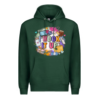 Sports Green i hook it up  sewing Premium Hoodie - Zillion Design Studio