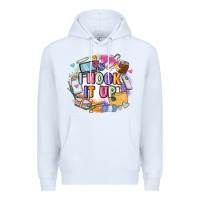 White i hook it up  sewing Premium Hoodie - Zillion Design Studio