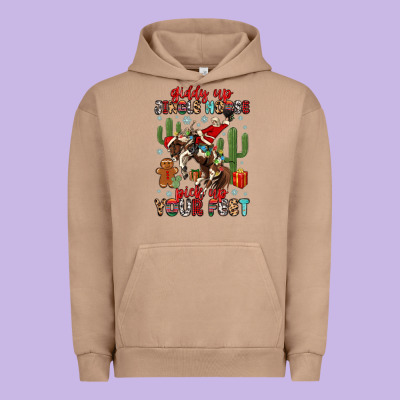 Urban Hoodie giddy up jingle horse pick up your feet