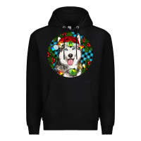 Black Christmas Husky Premium Hoodie - RanaPortraitStore