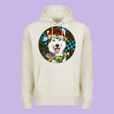 Premium Hoodie Christmas Husky