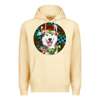 Pina Colada Christmas Husky Premium Hoodie - RanaPortraitStore